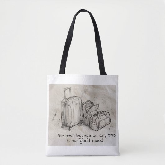 Sac fourre-tout de design inspirant pour les cours (Devant)