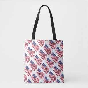 Sac fourre-tout de design Motif Red White