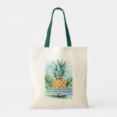 Sac fourre-tout de devis à l'ananas - frais et ins (Dos)