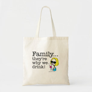 Sac fourre-tout de devis de famille amusant