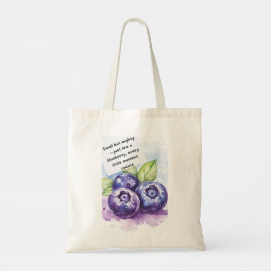 Sac fourre-tout de devis de fruits - Frais et Insp (Dos)