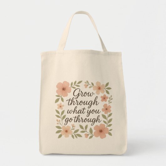 Sac fourre-tout de devis floral (Devant)