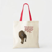 Sac fourre-tout de devis Inspirationnel Lion Confu (Devant)