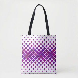 sac fourre-tout de diamants violets