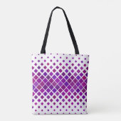 sac fourre-tout de diamants violets (Dos)