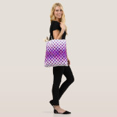 sac fourre-tout de diamants violets (Sur le modèle)