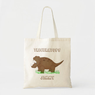 Sac fourre-tout de Dinosaur de dessin Brown