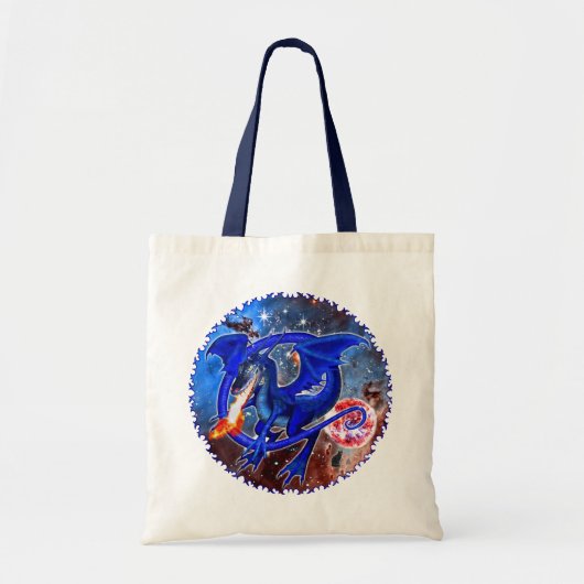 Sac fourre-tout de dragon cosmique Azurite (Devant)