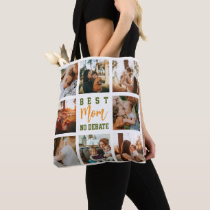 Sac fourre-tout de famille à collage tendance mign