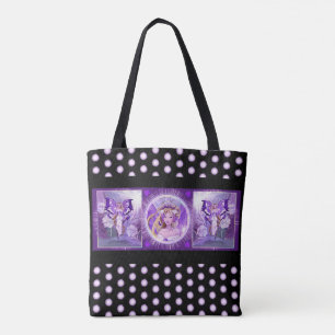 Sac fourre-tout de fées violet