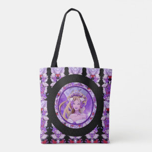 Sac fourre-tout de fées violet