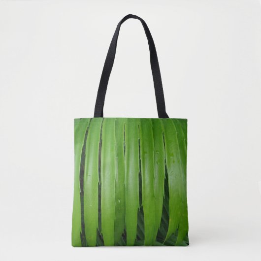 Sac fourre-tout de feuilles vertes (Devant)