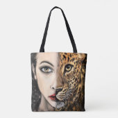 Sac fourre-tout de fille léopard (Dos)