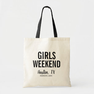 Sac fourre-tout de fin de semaine Destination Girl