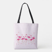 Sac fourre-tout de Flamants roses roses (Dos)