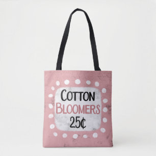 Sac fourre-tout de fleurs de coton 25 cents