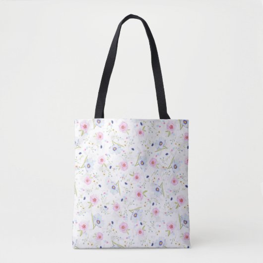 sac fourre-tout de fleurs de printemps (Devant)