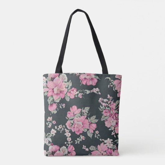 Sac fourre-tout de fleurs étrangères (Dos)