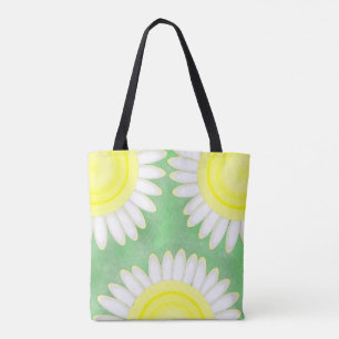 Sac fourre-tout de fleurs géantes