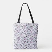 Sac fourre-tout de fleurs Lilac monogrammed (Dos)