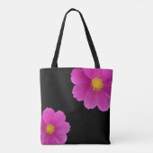 Sac fourre-tout de fleurs roses (Dos)