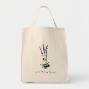 Sac fourre-tout de fleurs vintage Lavender
