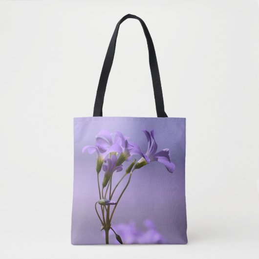 Sac fourre-tout de fleurs violettes (Devant)