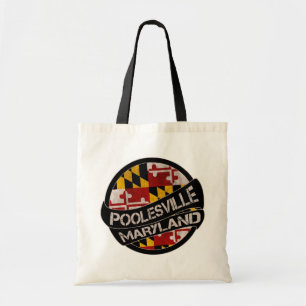 Sac fourre-tout de grunge drapeau du Maryland de P