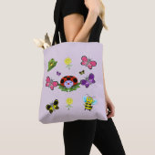 Sac fourre-tout de jardin coloré (De près)