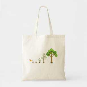 Sac fourre-tout de jardin de croissance - illustra