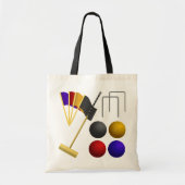 Sac fourre-tout de jeu de croquet (Devant)