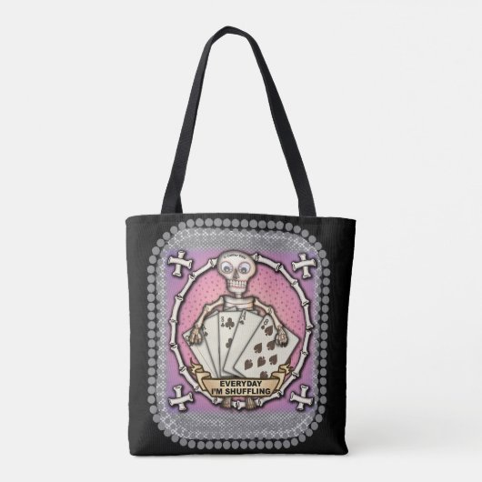 Sac fourre-tout de jeu de squelette (Dos)