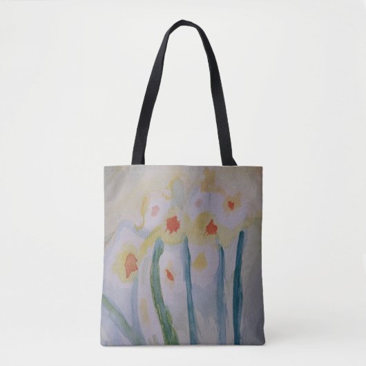 Sac fourre-tout de jonquilles Abstraites (Devant)