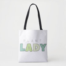 Sac fourre-tout de la dame aux plantes