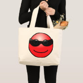 Sac fourre-tout de la face rouge (Devant (produit))
