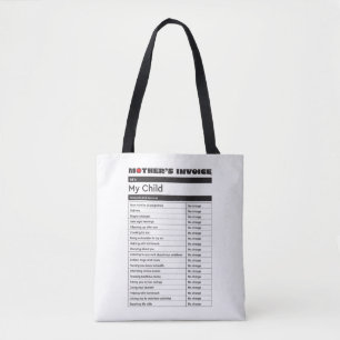 Sac fourre-tout de la facture de l'amour de la fêt