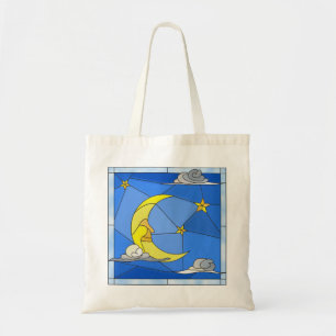 Sac fourre-tout de la lune de verre, des étoiles e