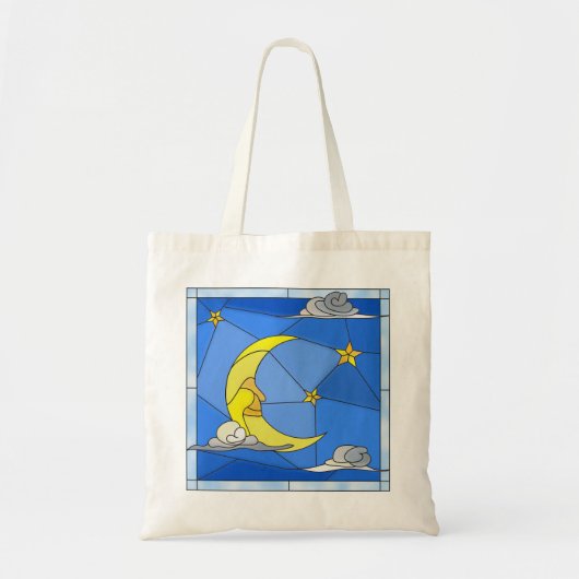 Sac fourre-tout de la lune de verre, des étoiles e (Devant)