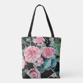 Sac fourre-tout de la mariée Mariage Rose rose noi (Dos)