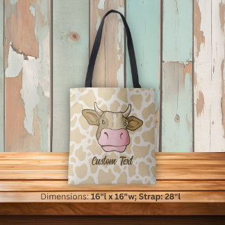 Sac fourre-tout de la tête de vache