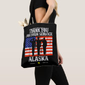 Sac fourre-tout de l'Alaska Canvas Fourre-tout (De près)
