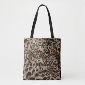 Sac fourre-tout de Leopard de fourrure (Devant)