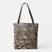 Sac fourre-tout de Leopard de fourrure (Dos)