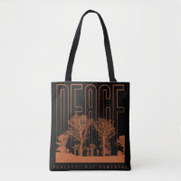Sac fourre-tout de l'épaule noire-orange futuriste