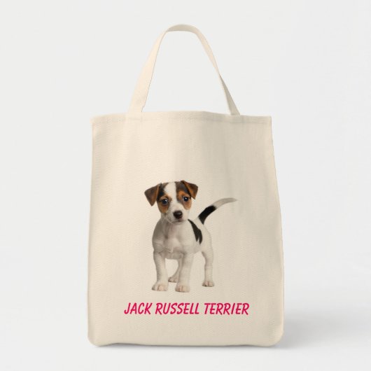 Sac fourre-tout de l'épicerie Jack Russell Terrier (Devant)