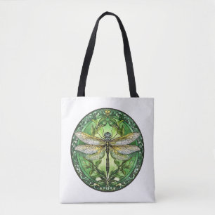 Sac fourre-tout de libellule en verre coloré orang