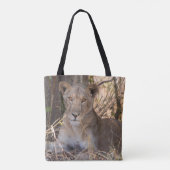 Sac fourre-tout de lion féminin (Dos)