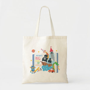 Sac fourre-tout de livres de la Whimsical Boy Libr