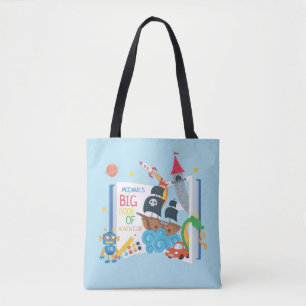 Sac fourre-tout de livres de la Whimsical Boy Libr