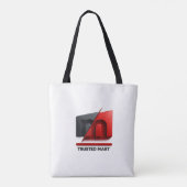 Sac fourre-tout de logo 3D Mart fiable (Dos)